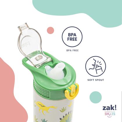 Imagem de Garrafa de água Zak Designs Sanrio Sage Kids 400 ml de aço inoxidável