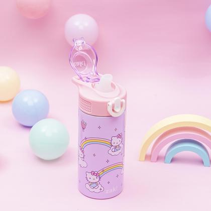 Imagem de Garrafa de água Zak Designs Sanrio Sage Kids 400 ml de aço inoxidável