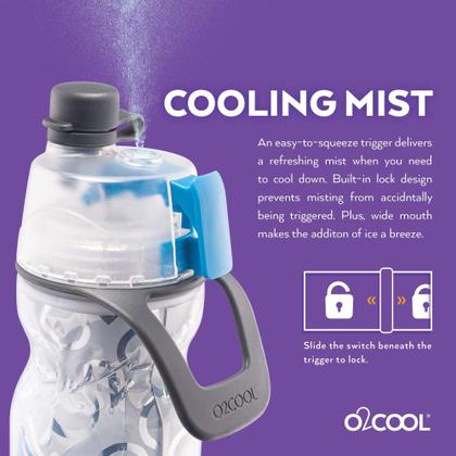 Imagem de Garrafa de compressão de nebulização de água O2COOL Mist N' Sip 600mL