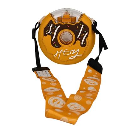 Imagem de Garrafa De Donut Colorida Rosquinha Com Canudo E Alça 380ml