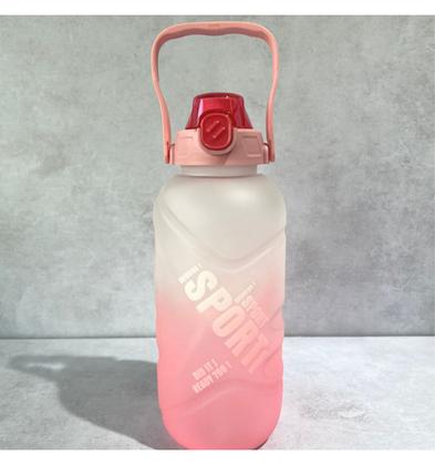 Imagem de Garrafa de plástico com alça 1,5l suporte para celular