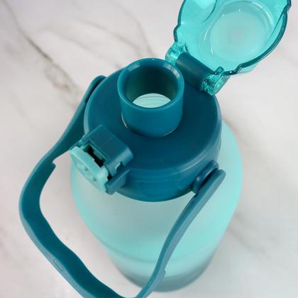 Imagem de Garrafa de plástico degrade com alça 1,5 litros