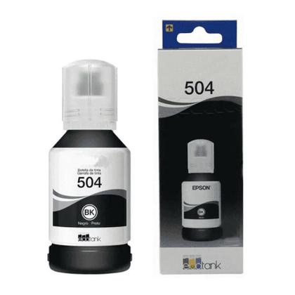 Imagem de Garrafa De Tinta Para Impressora T504 Preto 127ml