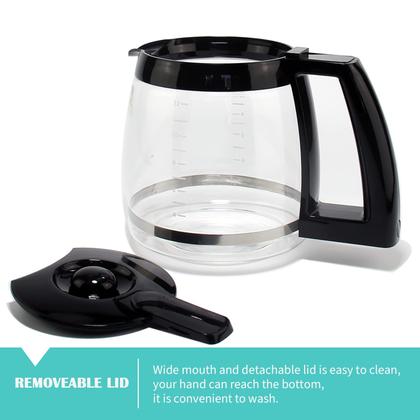 Imagem de Garrafa de Vidro de Reposição para Cafeteira Cuisinart DCC-1200 (12 Xícaras)