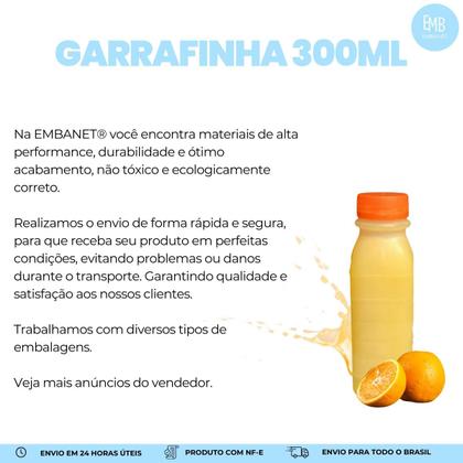 Imagem de Garrafa Descartavel De Plastico Com 300ml - 100 Unidades