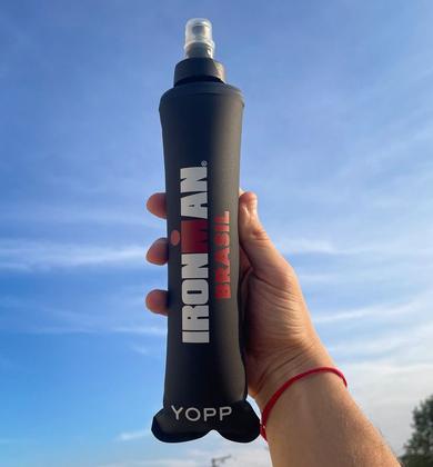 Imagem de Garrafa Dobrável Yopp Ironman Brasil Soft Flask 350ml