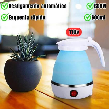 Imagem de Garrafa Eletrica De Agua 110V Dobravel Mini Chalera 600Ml