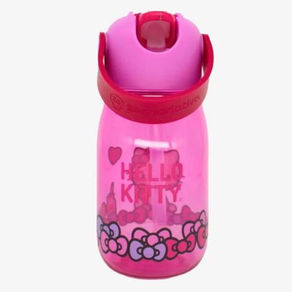 Imagem de Garrafa flip infantil hello kitty 400ml zona crtiativa - zona criativa