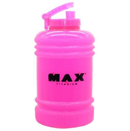 Imagem de Garrafa Galao Agua Musculaçao Academia Max Titanium 2,2Lt rosa