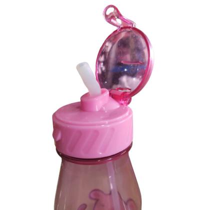 Imagem de Garrafa Garrafinha Plástica Com Tampa Vários Modelos 21cm