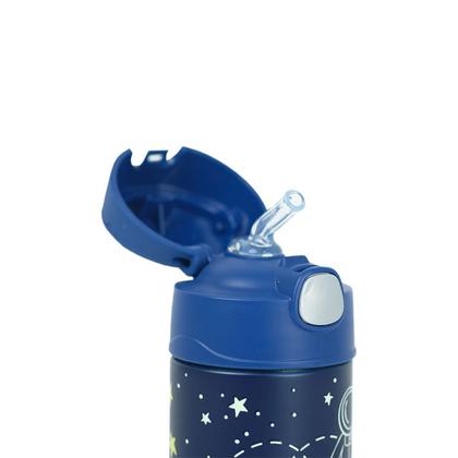 Imagem de Garrafa Garrafinha Térmica Infantil Thermos 355ml Astronauta