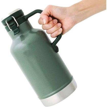 Imagem de Garrafa Growler Térmica 1,9 Litros Água Gelada Cerveja Academia