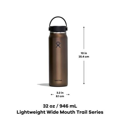 Imagem de Garrafa Hydro Flask Lightweight de 946 ml de largura com tampa flexível de quartzo