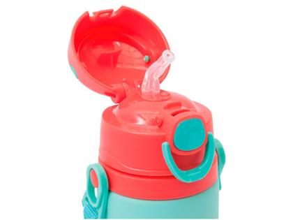 Imagem de Garrafa Infantil com Canudo 450ml Buba Animal Fun - Macaco