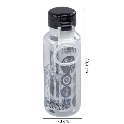 Imagem de Garrafa infantil Fun Homem Aranha com adesivos 600ml Plasutil ref. 16691