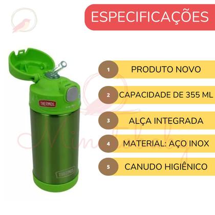 Imagem de Garrafa Infantil Funtainer Thermos Orlando