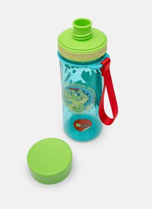 Imagem de Garrafa Infantil Puket Tritan Jacaré Relax Azul