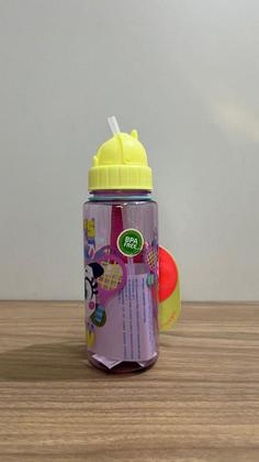 Imagem de Garrafa Infantil Puket Tritan Unicórnio Tenis Play Lavanda