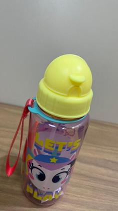 Imagem de Garrafa Infantil Puket Tritan Unicórnio Tenis Play Lavanda