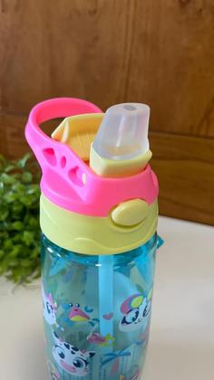 Imagem de Garrafa infantil tritan multibichos menina puket