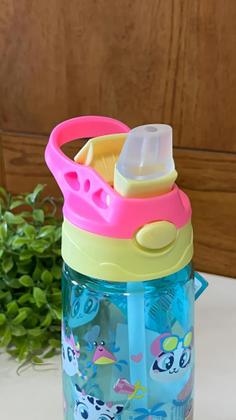 Imagem de Garrafa infantil tritan multibichos menina puket