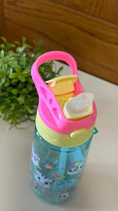 Imagem de Garrafa infantil tritan multibichos menina puket