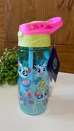 Imagem de Garrafa infantil tritan multibichos menina puket