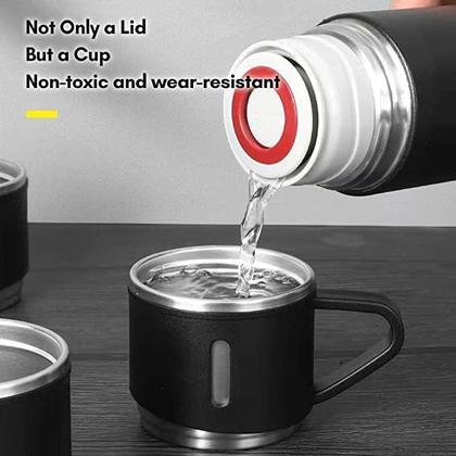 Imagem de Garrafa Isotérmca com Copo Inox Art House