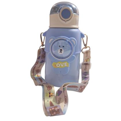 Imagem de Garrafa Isotérmica Aço Inox Infantil com Alça 500 ml. HM-385