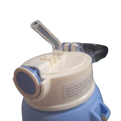 Imagem de Garrafa Isotérmica Aço Inox Infantil com Alça 500 ml. HM-385