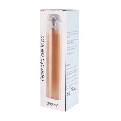 Imagem de Garrafa isotérmica aço inox trava vacuum cup 400 ml