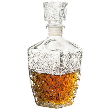 Imagem de Garrafa Licoreira Para Licor Whisky Grande Luxo Garrafa De Vidro Para Whisky