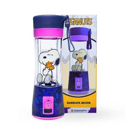 Imagem de Garrafa Mixer Liquidificador Portátil Snoopy Peanuts - 300ml