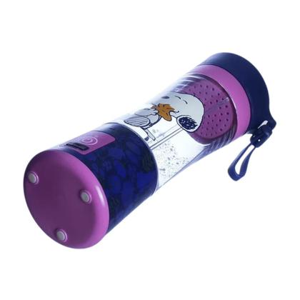 Imagem de Garrafa Mixer Liquidificador Snoopy Bloom Azul Zona Criativa