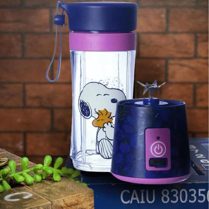 Imagem de Garrafa Mixer Liquidificador Snoopy Bloom Azul Zona Criativa