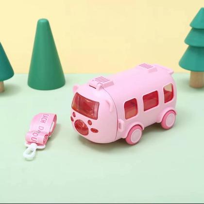 Imagem de Garrafa Onibus Urso de água esportiva de ônibus de verão com alça de ombro removível 500 ml