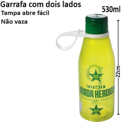 Imagem de Garrafa Palmeiras 530ml Academia Caminhada Esporte Plasutil