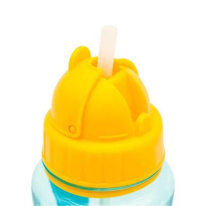 Imagem de Garrafa para Criança e Bebê com Canudo 400ML Limão