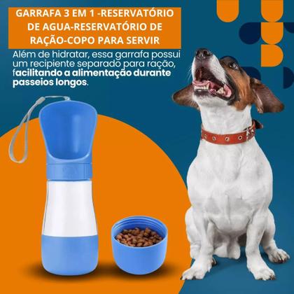 Imagem de GARRAFA PET MULTI-USO PARA PASSEIO 330ml MULTIFUNCIONAL 5 EM 1 