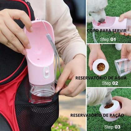 Imagem de GARRAFA PET MULTI-USO PARA PASSEIO 330ml MULTIFUNCIONAL 5 EM 1 