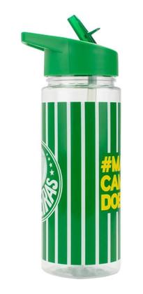 Imagem de Garrafa Plástico 450ml Com Mochila Tipo Saco Palmeiras