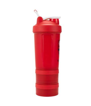 Imagem de Garrafa Shakeira Mola 2 Compartimentos 500ml - Flamengo - Mileno