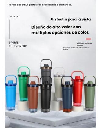 Imagem de Garrafa Shaker Stanley Activate Marrom 593ml Preto