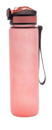 Imagem de Garrafa Squeeze Com Marcador De Água Academia Alça 1l - Lyor - Cinza