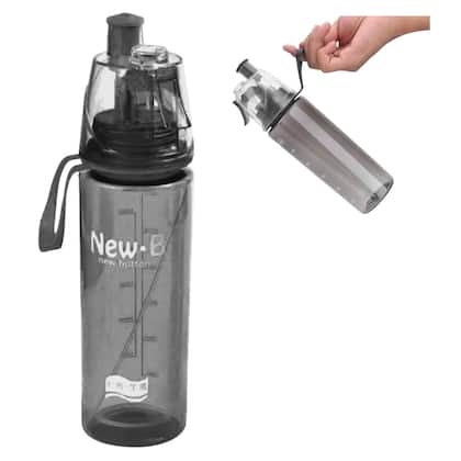 Imagem de Garrafa Squeeze Com Spray Borrifador 600ml pra Bike Academia