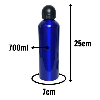 Imagem de Garrafa Squeeze De Alumínio Água Fitness Academia 700ml