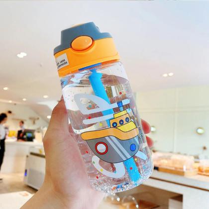 Imagem de Garrafa Squeeze Infantil 480ml Hidratação Prática e Sem Vazamentos para os Pequenos Aventureiros