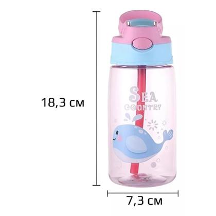 Imagem de Garrafa Squeeze Infantil 480ml Hidratação Prática e Sem Vazamentos para os Pequenos Aventureiros