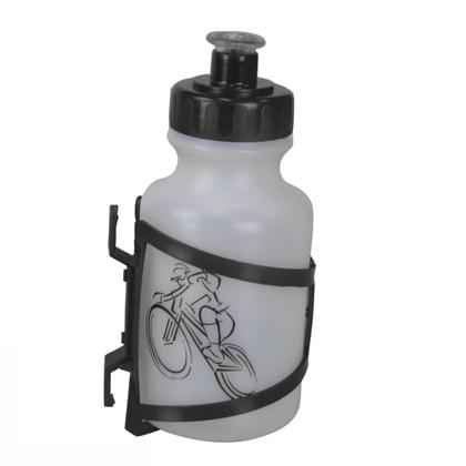 Imagem de Garrafa Squeeze Plast Transparente Com Tampa e Suporte 750Ml