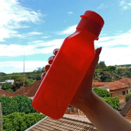 Imagem de Garrafa Squeeze Plástico Redstar 600 Ml Alça Cores Diversas